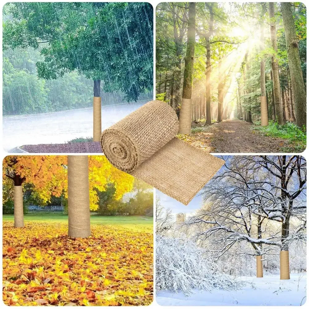 New Arrival 1-Rollo Winter Tree Protection Wrapping Arpillera Material Cold Climate Exterior Garden Tree Trunk Protection Cover
