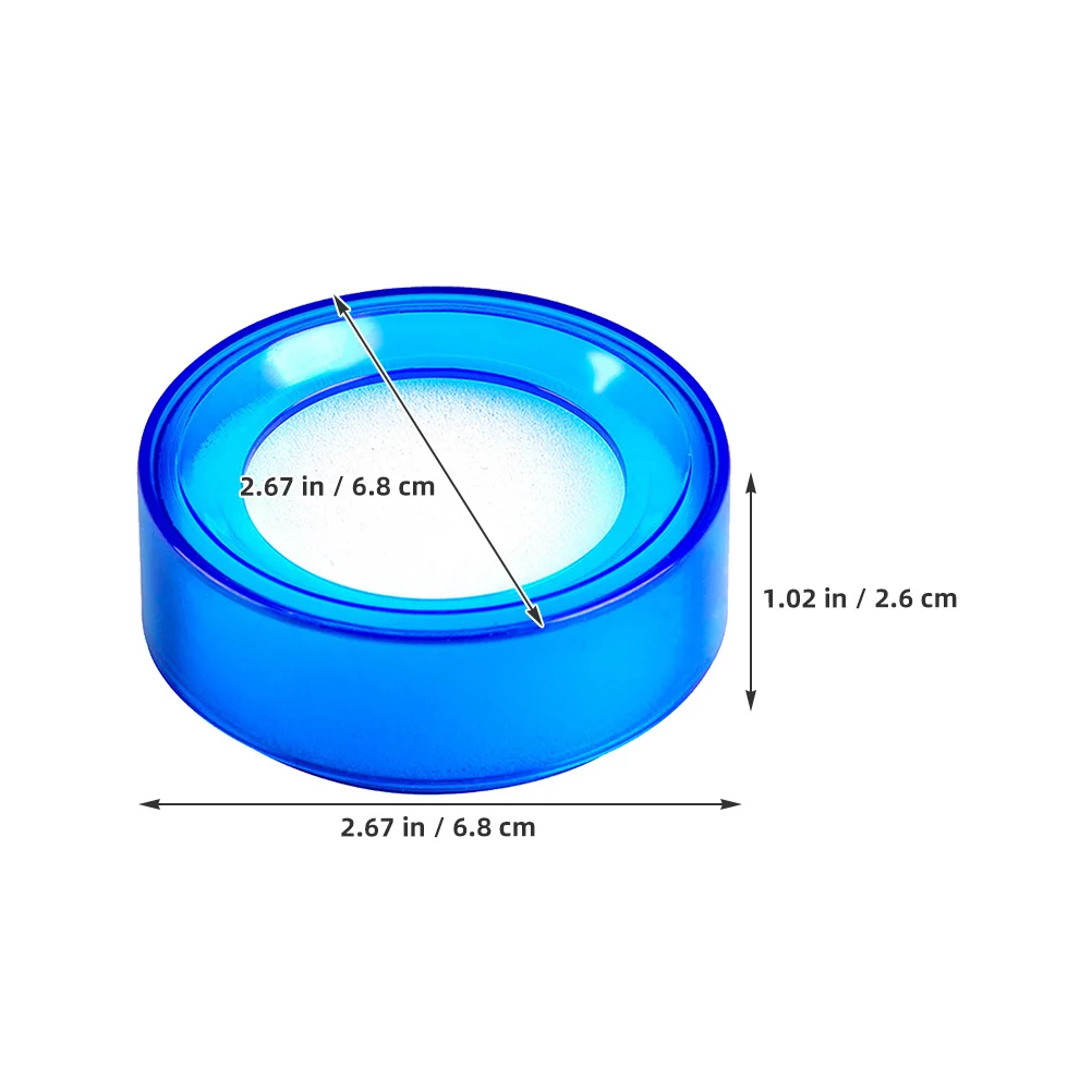 Humidificateur de doigts pour caissier, éponge humide, tasse ronde pour compter l'argent, fournitures de banque de bureau, tri rapide, 4 pièces