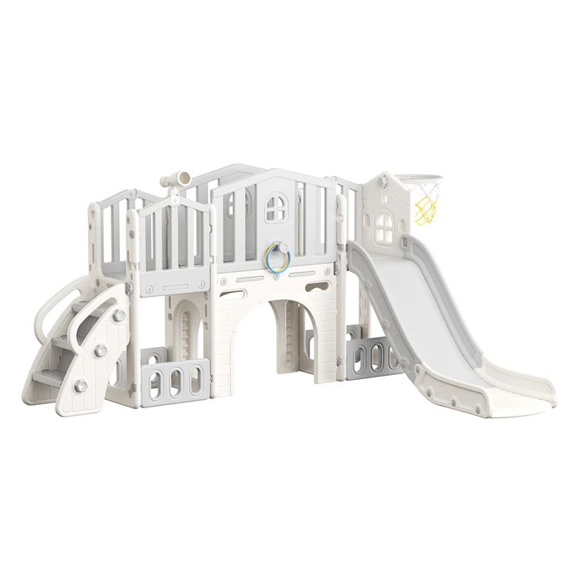 Baby Toys Play House Playroom Children's Playground  Indoor Equipment Plastic Set Swing and Slides for Kids