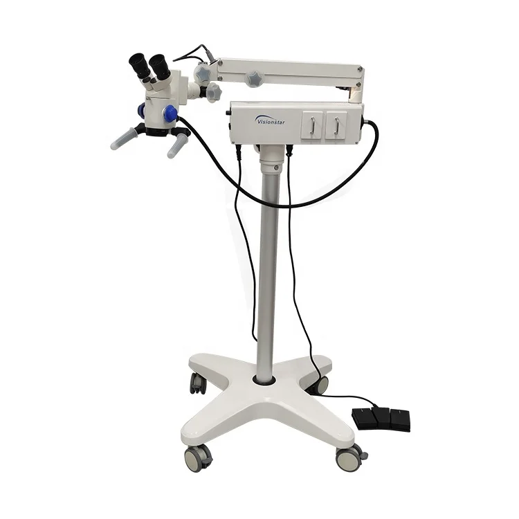 YZ-20P5 Ophthalmic Large Objective Lens With Fine Focusing Pedal Electric Operating Microscope Opthalmology