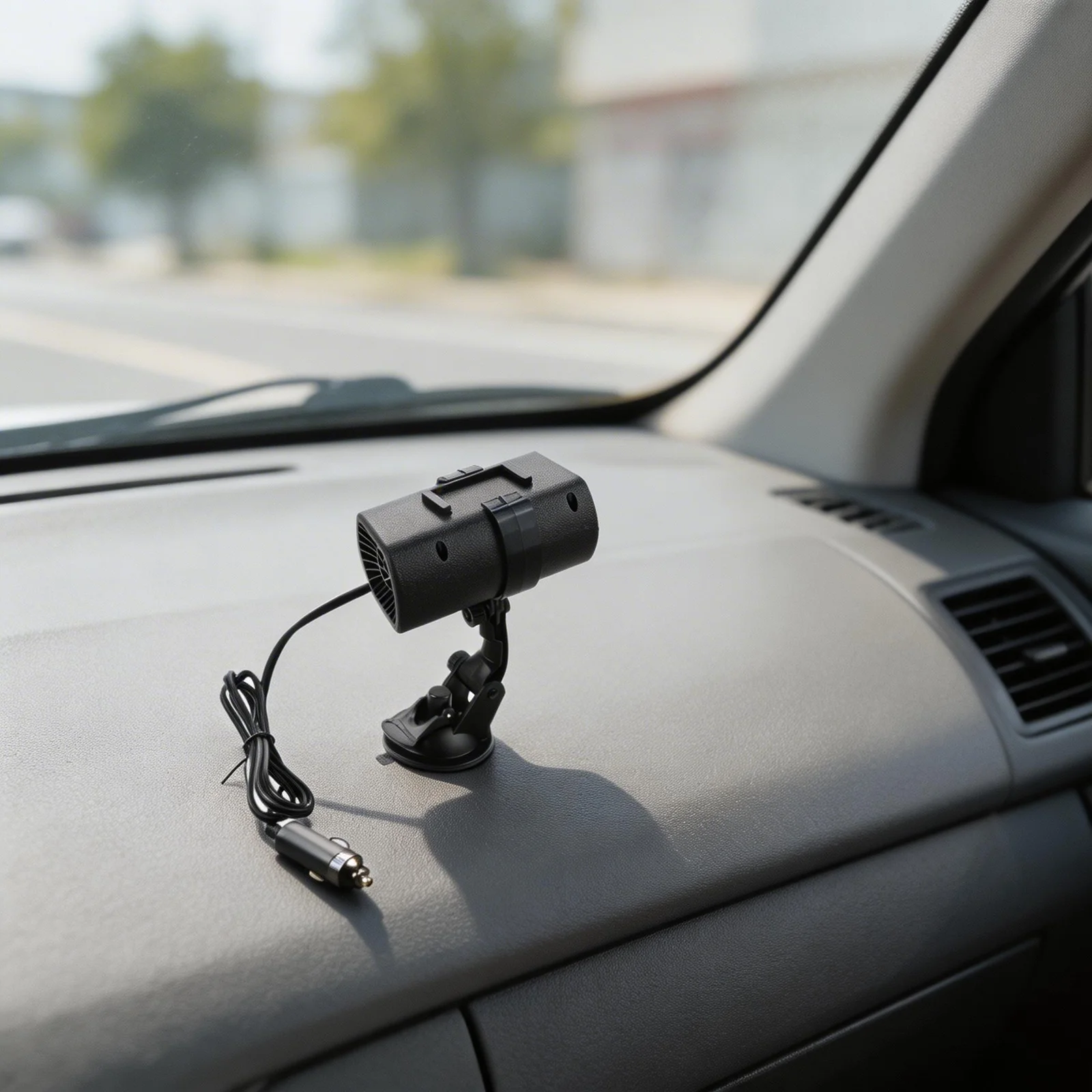 Powerful 12V Car Heater Compact Size with Defroster Fast Heating and 360 Degree Rotation for Vehicle Application