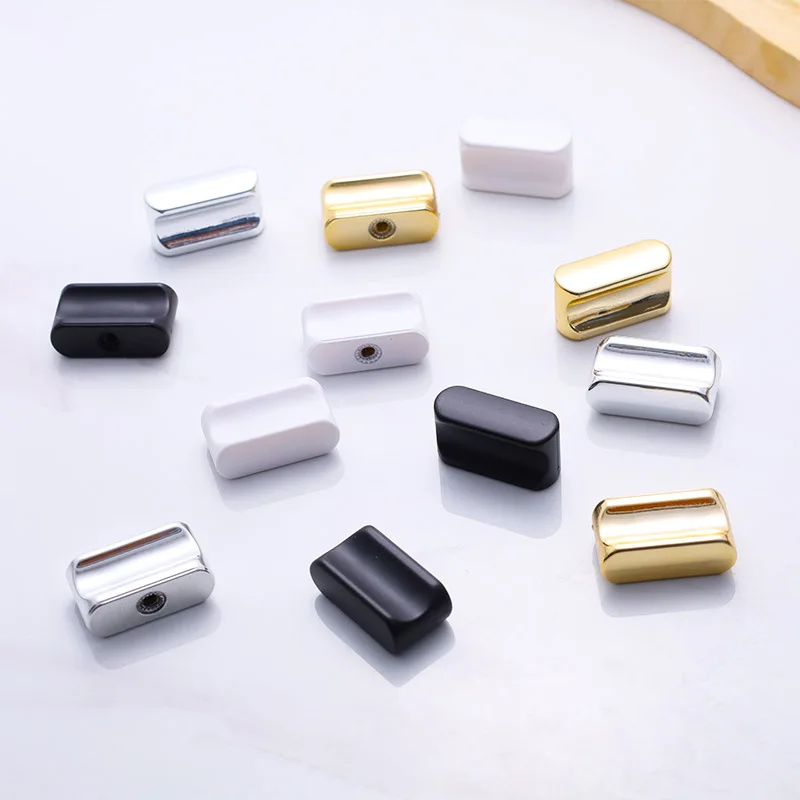 10Pcs European Retro Furniture Knob Black White Drawer Wardrobe Cupboard Dresser Cabinet Door Handle