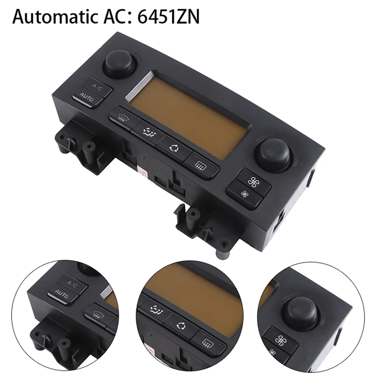 Automatic AC Heater Climate Control Display Panel 6451ZN