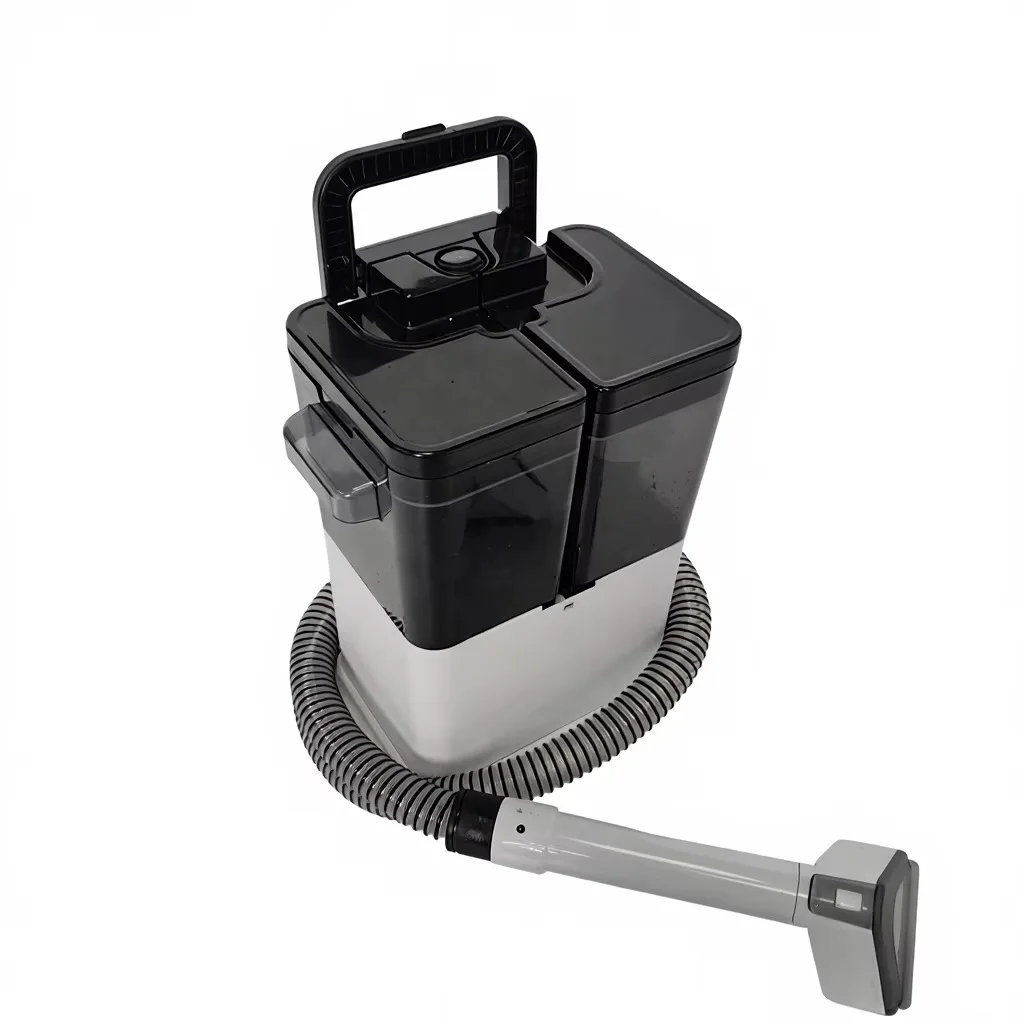 Fabric cleaning machine wash and suck integrated decontamination oil spray suction oil carpet