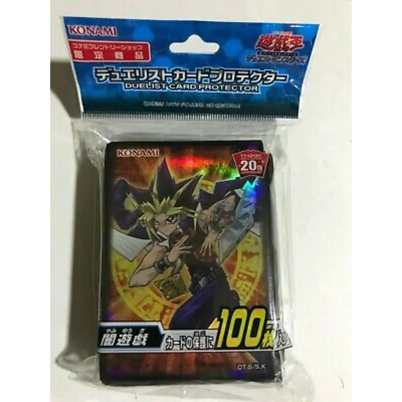 YuGiOh Konami 20th Anniversary 100 pcs Yami Yugi Sleeves SEALED Japanese