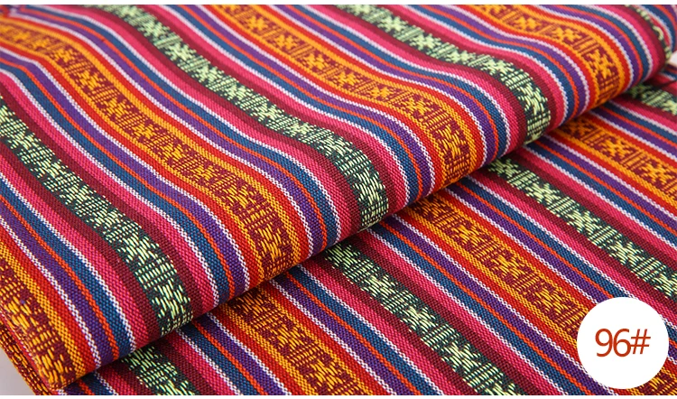 Teramila Baumwoll-Leinen-Stoff im Ethno-Stil für Hotel- und Bar-Tischdecken, Kissen, Sofabezüge, Textil-Patchwork, Vorhänge und Dekorationsmaterialien – Detail 16