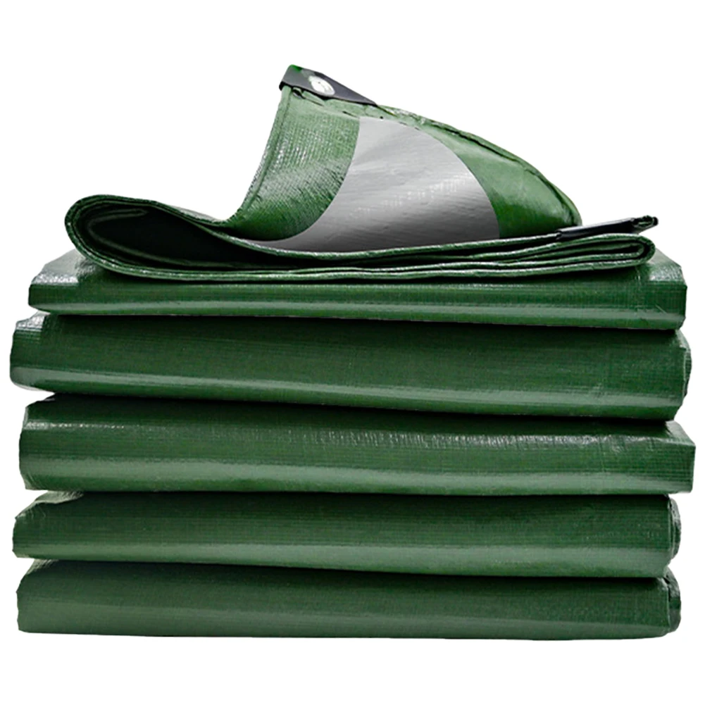 

Green Tarp Sunscreen Multipurpose Protective Cover 6x10/10x13/13x16 Feet Multi Purpose Tarp Cover Waterproof Heavy Duty Tarp