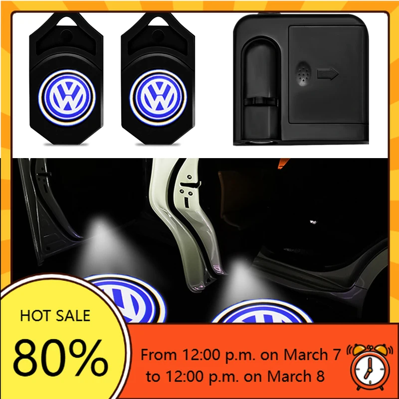 

Для VW Volkswagen Jetta MK5 Golf Volkswagen Автомобильная дверь Добро пожаловать Светодиодная HD лампа проектора Любимые огни Для VW Magotan Golf Tou