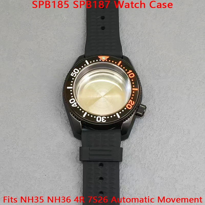 Mod 42mm NH35 Cases SPB185/SPB187 Watch Case Sapphire Crystal Glass Fits for NH35 NH36 4R 7S26 Movement 28.5mm Dial Custom Watch