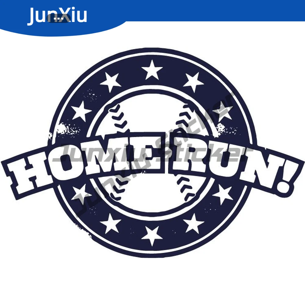 

Baseball Home Run Sport Stamp Sticker Waterproof Car Accessories Bumper Exterior Decal For Suv Bodywork Guitar Motorcycle Helmet