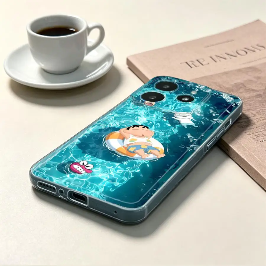 Cartoon Boy Pool Art Soft Phone Cover Case for Xiaomi Redmi Note 15 11S 12 12S 11 9 10 Note 13 14 Pro Plus A4 13C 10S 14C