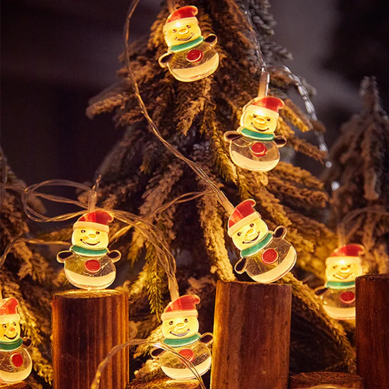 LED Garland Fairy String Light Christmas Battery Powered Bedroom Living Room Garden Home Gift Decor for Holiday Party