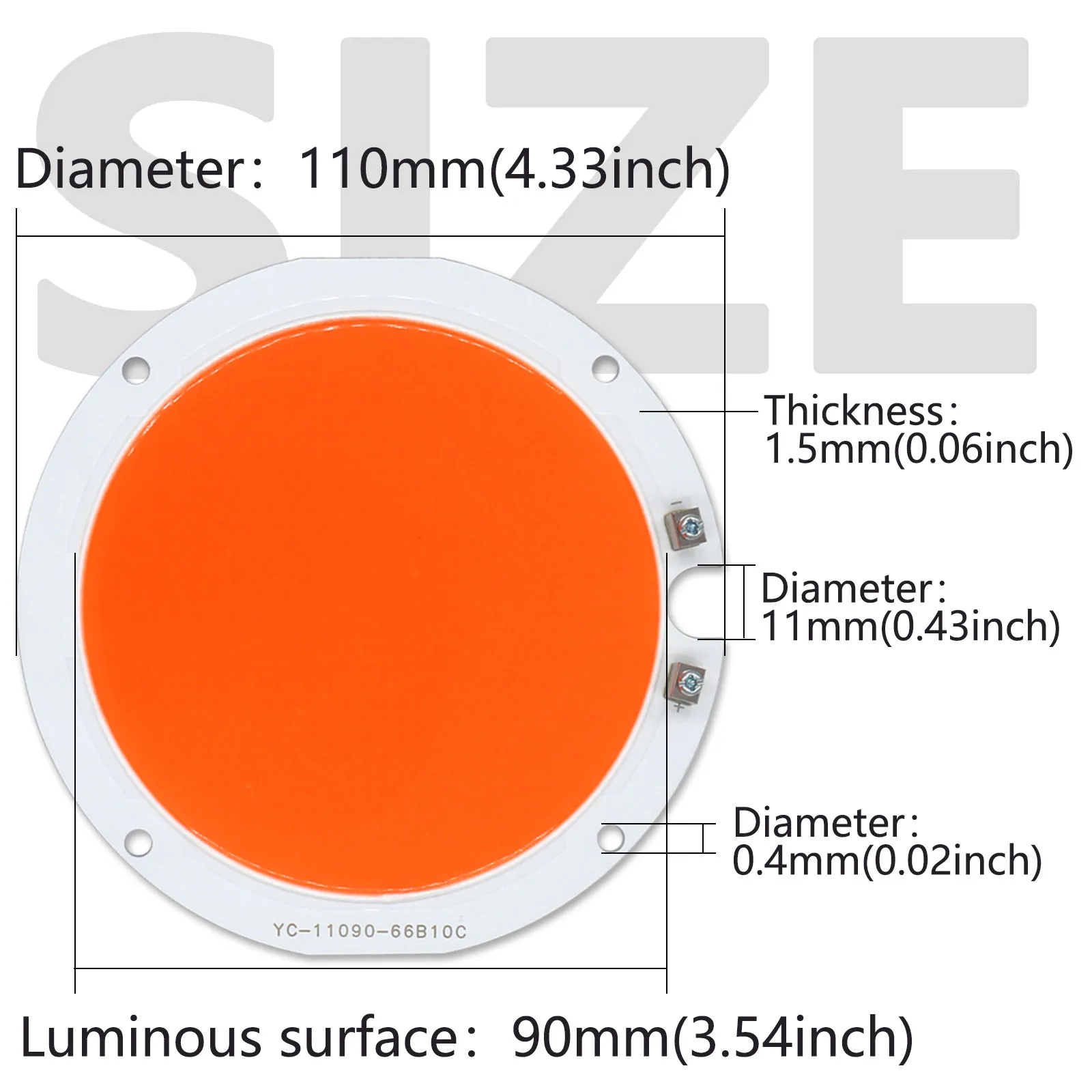 LED Grow Light para Plantas, Lâmpada de espectro completo, Lâmpada hidropônica, Estufa Flor Semente Crescer Tenda Phytolamp, 300W