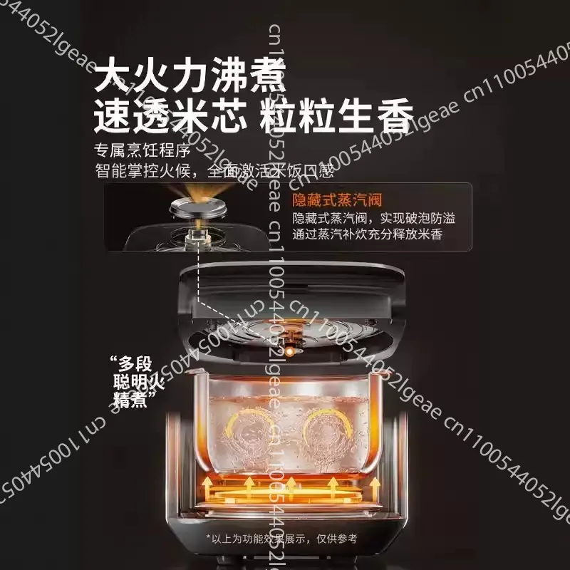 4-litre Electric Rice Cooker, Domestic Use, Model 40F316L, Stainless Steel Inner Pot, Uncoated