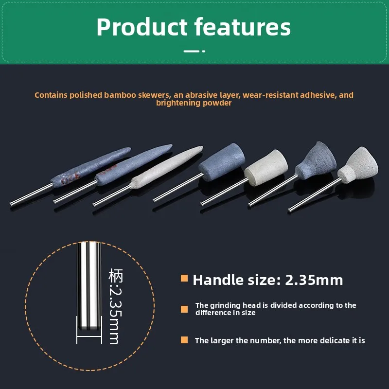 Sand Glue Stick Sand Glue Jade Jadeite Bamboo Stick Sand Bar Grinding Head Jade Carving Fine Seam Polishing Tool Artifact