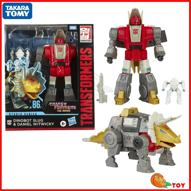 In stock Takara Tomy Transformers toys Studio Series SS-86 07 Dinobot Slug&Daniel Witwicky Model Robot Collection Action Figure