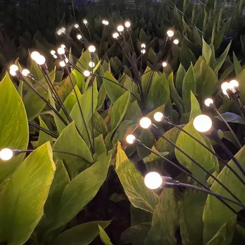 Imagem -05 - Solar Swaying Garden Lights Luz Solar Luzes Decorativas ao ar Livre Yard Patio Pathway Decoration