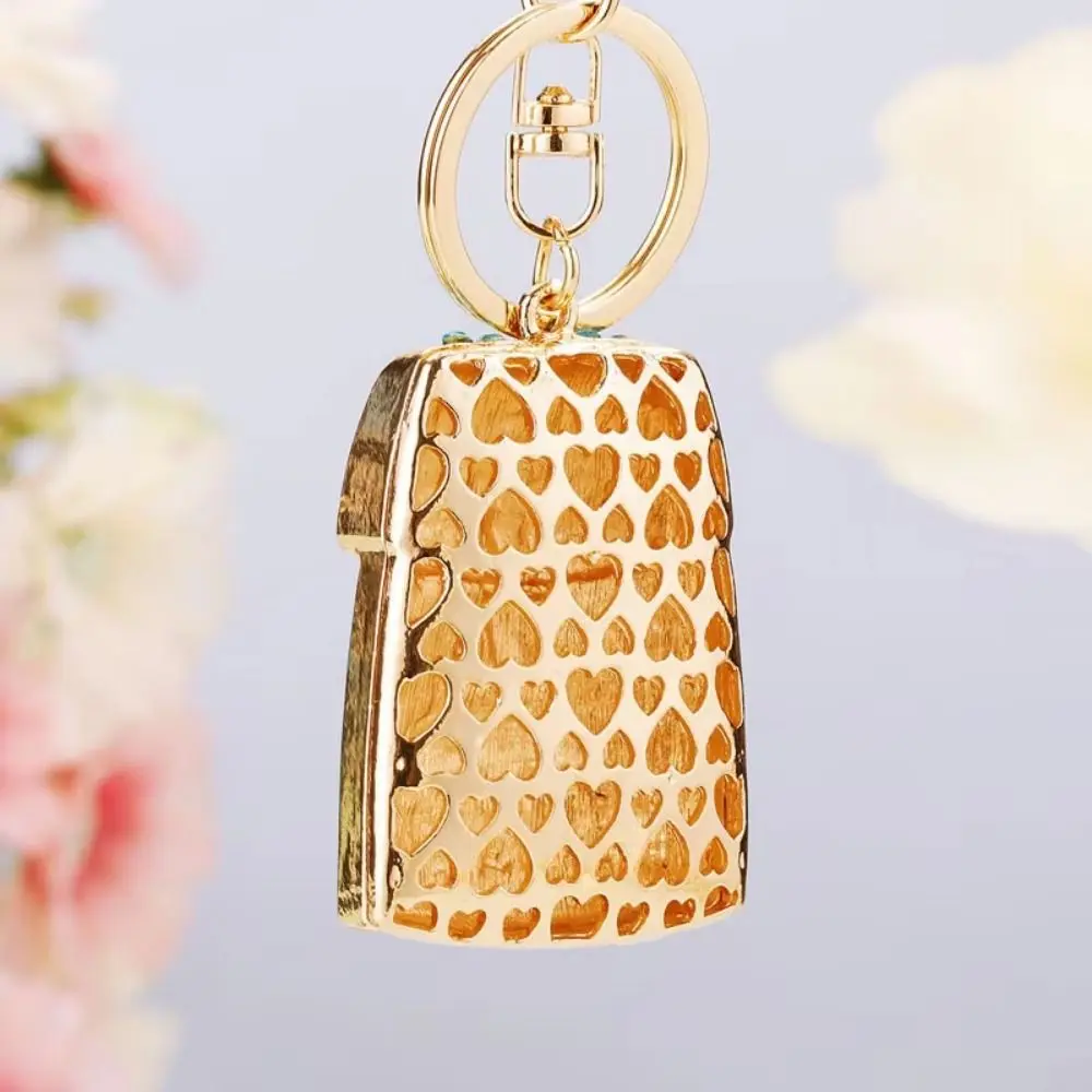 

Rhinestone Bag Shaped Keychain Color Mixing Fully-jewelled Car Key Pendant Elegant Sparkle Bag Accessories Pendant