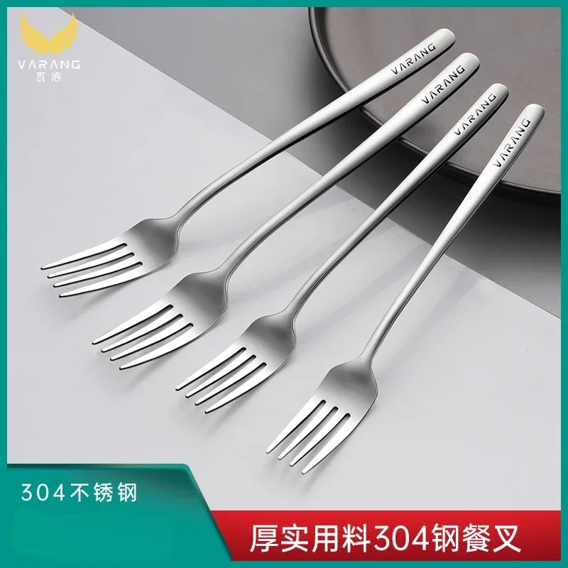 304 Stainless Steel Fork Western Tableware Steak Home Dessert Fruit Fruit Salad Noodles Fork Kitchen Items