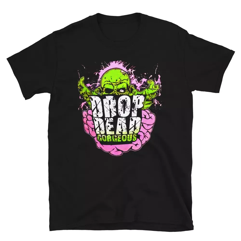 

DROP DEAD, GORGEOUS Zombie Band Подарок для фанатов Футболка всех размеров от S до 5XL QT11