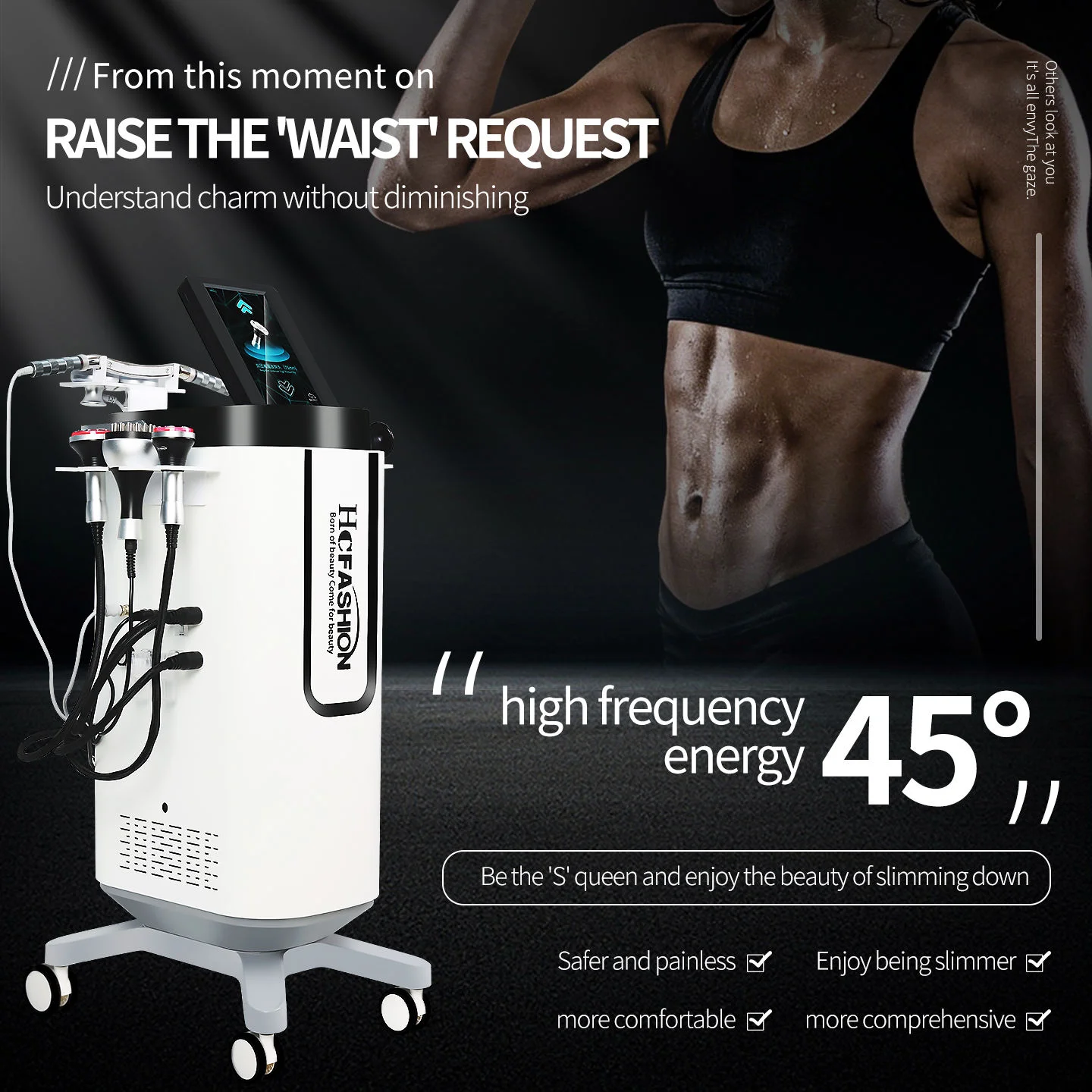 New 448Khz Therapy Radio Frequency Machine RET CET Diathermy Body Sliming Vacuum Massage Cellulite Reduce Weight Loss Machine