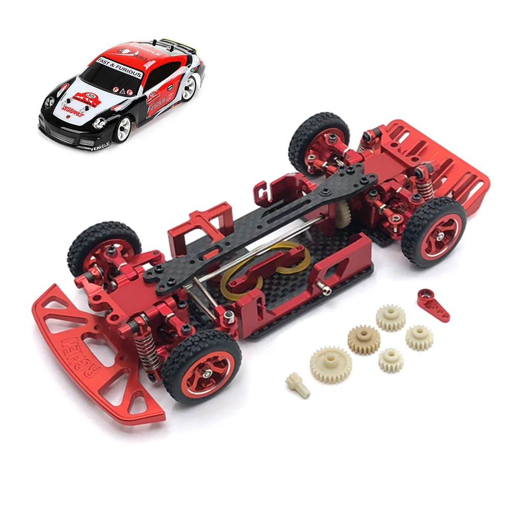 Carbon Fiber Chassis Frame Set 1:28 Remote Control Upgrade Parts Accessories