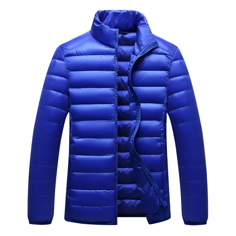 90% White Duck Down Men Warm Down Jacket Unisex Waterproof Windproof Coat Versatile Spring Autumn Winter Daily Outdoor