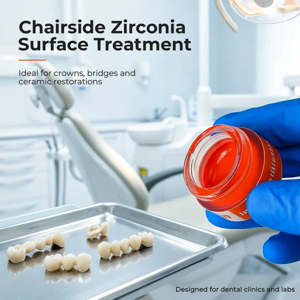 Lodden 2g/4g Zirconia Bonding Primer High Bond Strength Adhesion for Dental Veneers Compatible with All Zirconia Materials