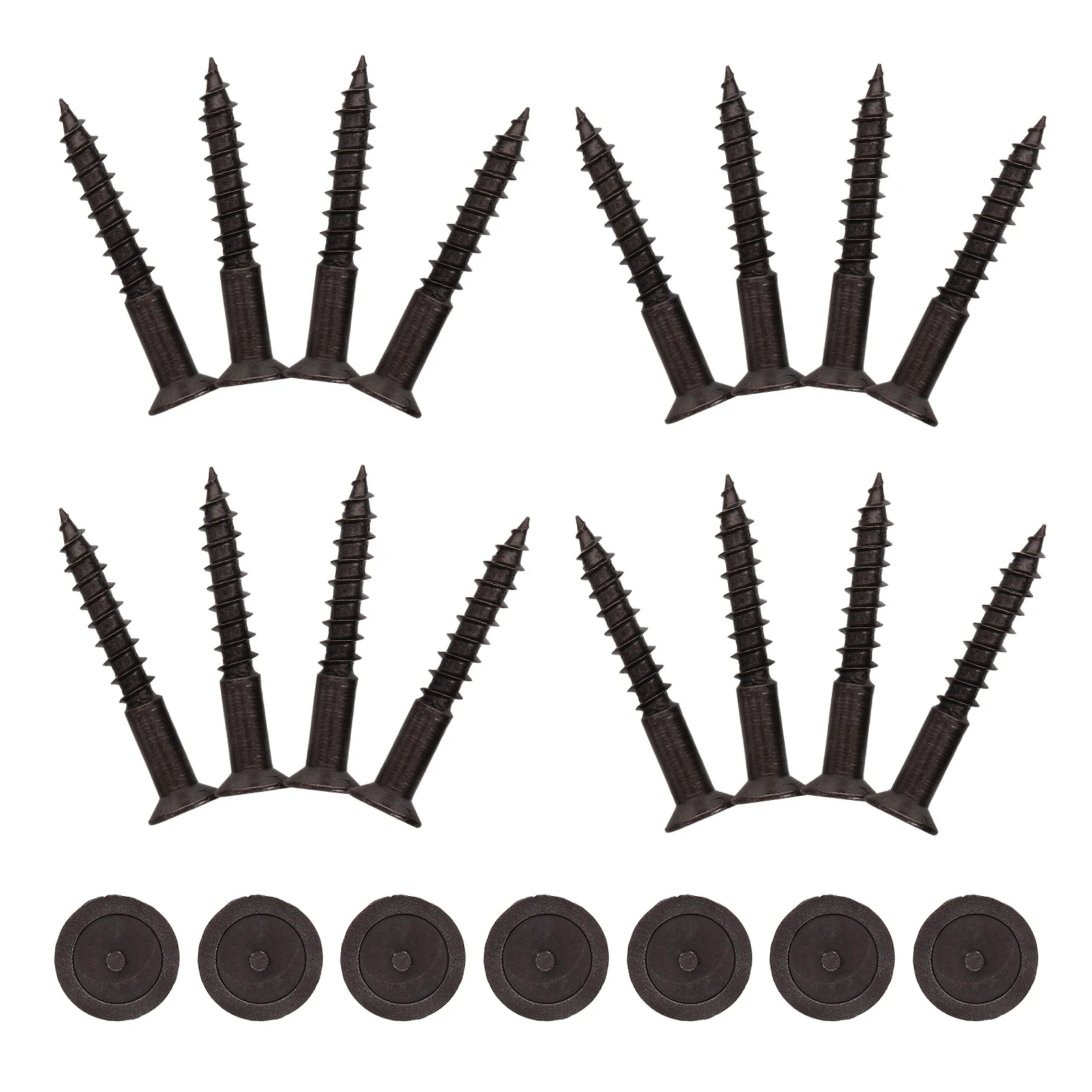 

1Set Cross Head Decorative Screws Cap Self Tapping Screw Flat Head Cabinet Support Screw Wood Screws Set Shutter Fasteners