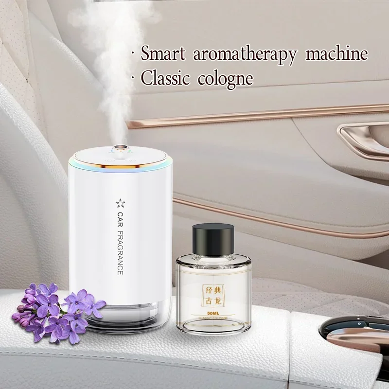 

Car Diffuser Air Humidifier Waterless Smart Usb Aroma Diffuser Rechargeable Essential Oil Diffusers Aromatherapy Perfume