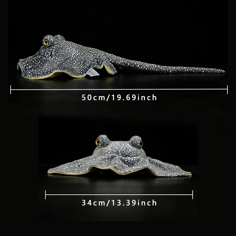 Aquatic Animal-Bionic Manta Ray Stingray Toy Relief Desktop Decoration Sea Creature Spotted Eagle Ray