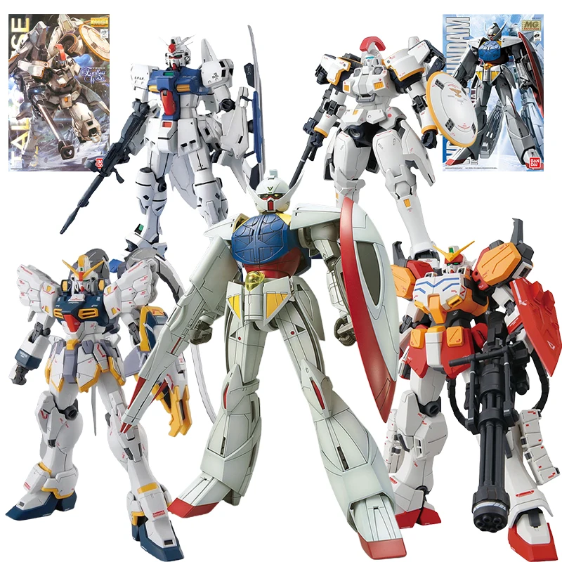 

Bandai MG Tallgeese Action Figure Turn A Mobile Suit EW Deathscythe XXXG-01W Wing Gundam Amine Figure Model Kit Toy for Boy