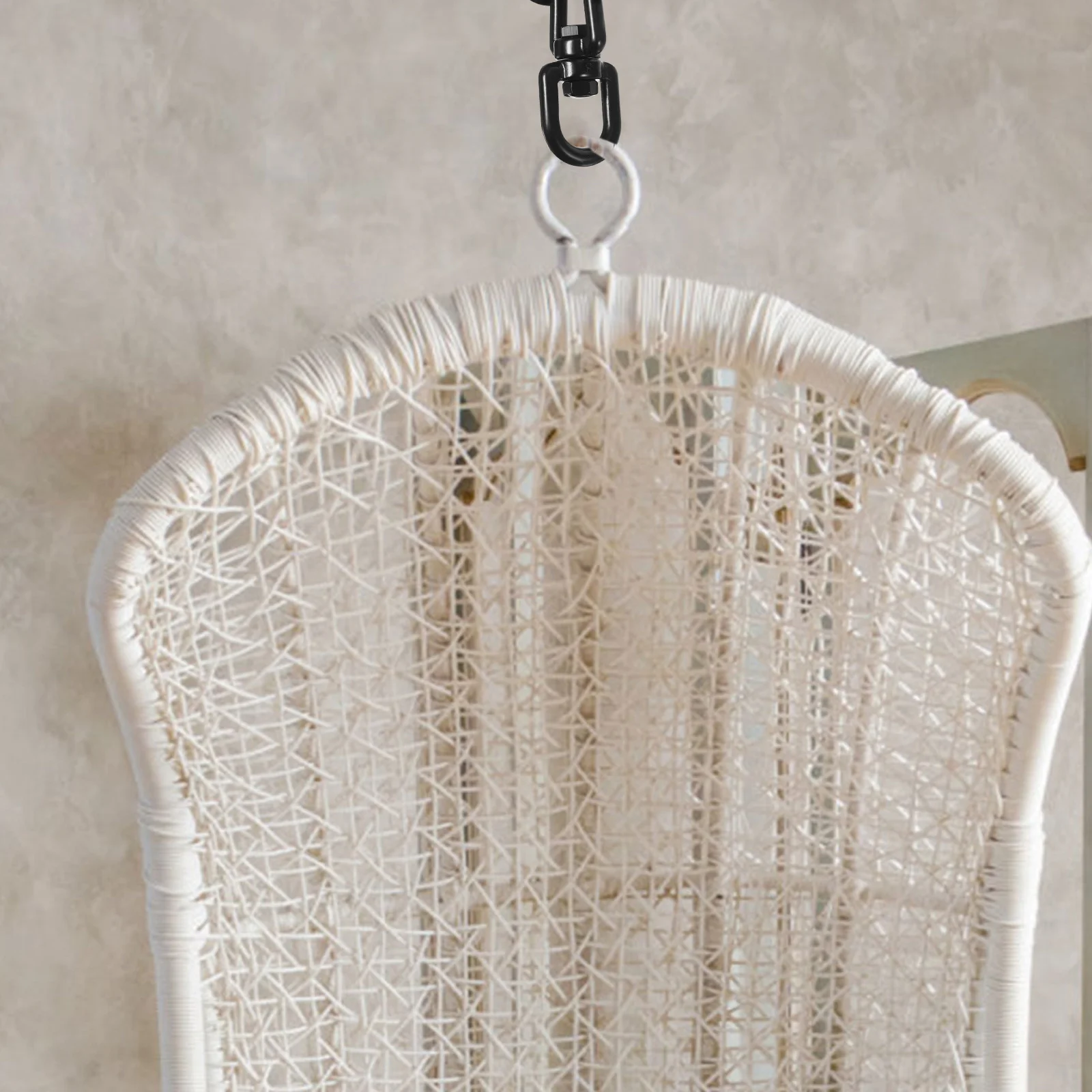 

1Set Hammock Fixings Hanging Kit Stainless Steel Heavy Duty Snap Hook Carabiner Pad Eyes Plate Ceiling Hanger Replacement Parts