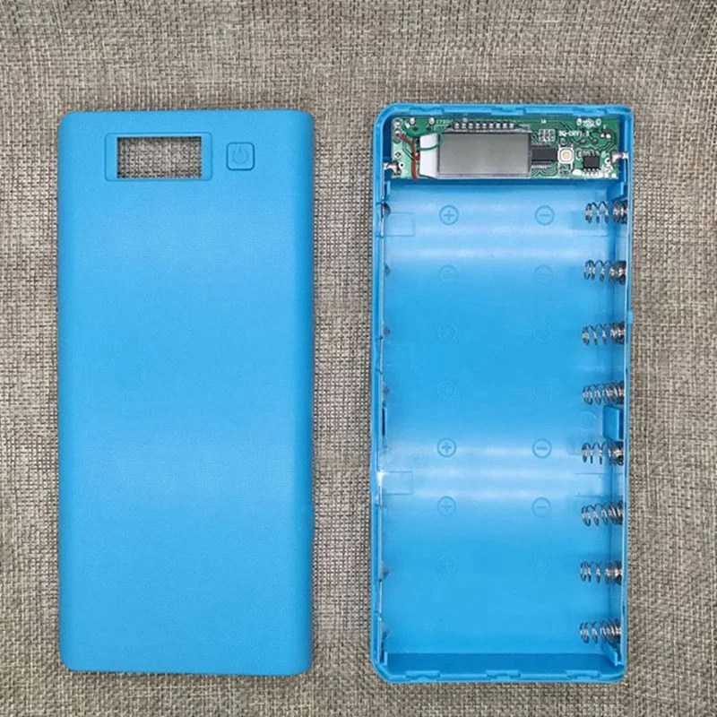 3X DIY 8X18650 Battery Power Bank Shell Case Box LCD Display Dual USB Power Bank Box KIT Power Bank 18650(No Battery)