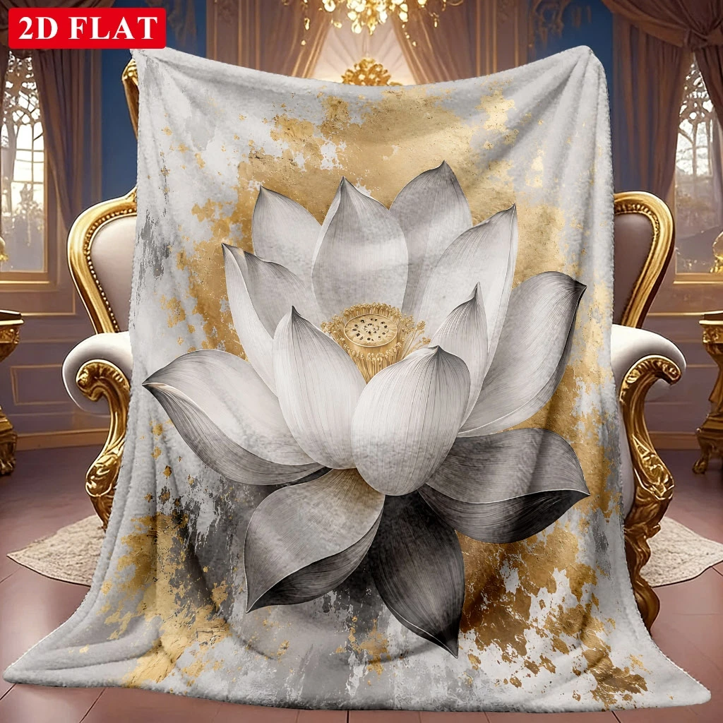 Magical Landscape Soft Warm Bed Throw Blanket Versatile Decorative Wrap For Coffee Shop Office Gym Dance Studio Lounge Room