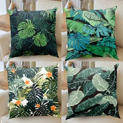 Tropical Palm Leaf Cactus Pillowcase Cushion Cover Living Room Sofa Chair Home Decor Pillow