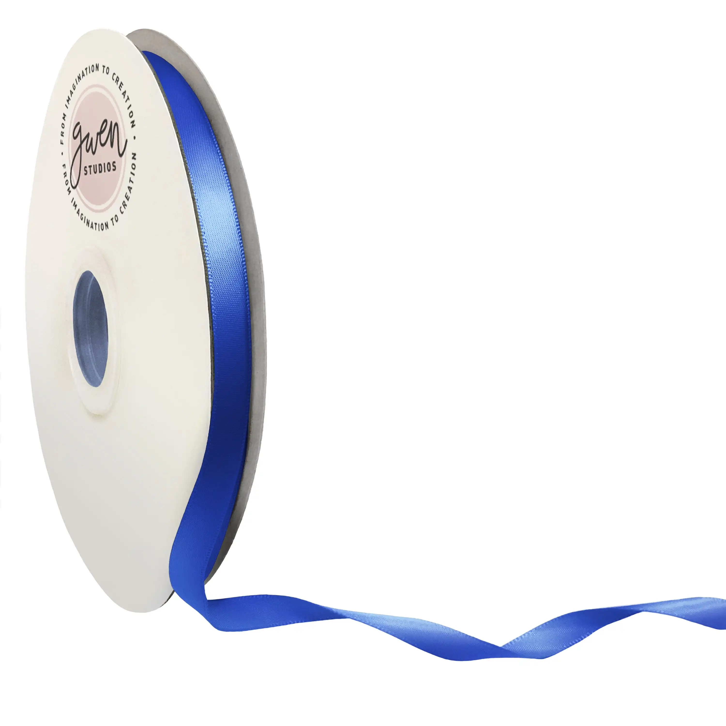 

Royal Blue Double Faced Satin Ribbon for Crafts,3/8 X 100 Yards by Gwen Studios
