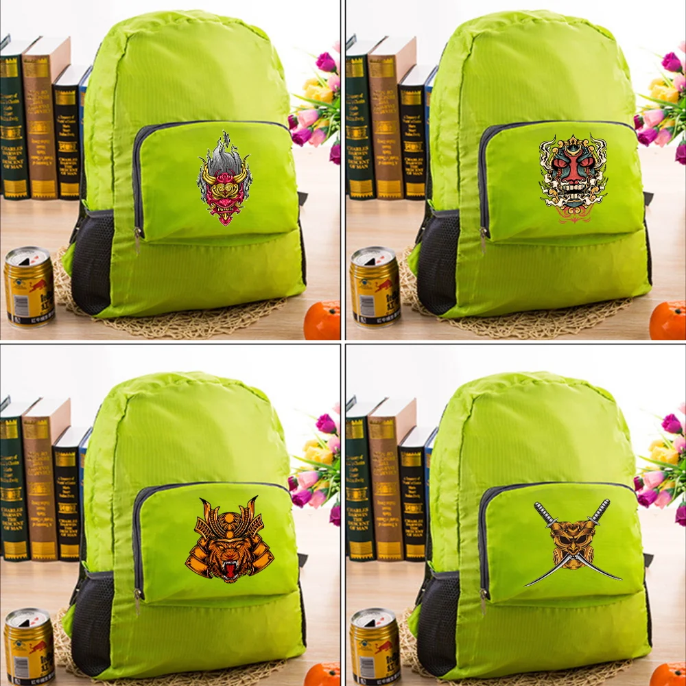 

Outdoor Foldable Travel Backpack Men Ladies Mountaineering Backpack Ladies Sports Bag Monster Print Outdoor Camping Travel Bag