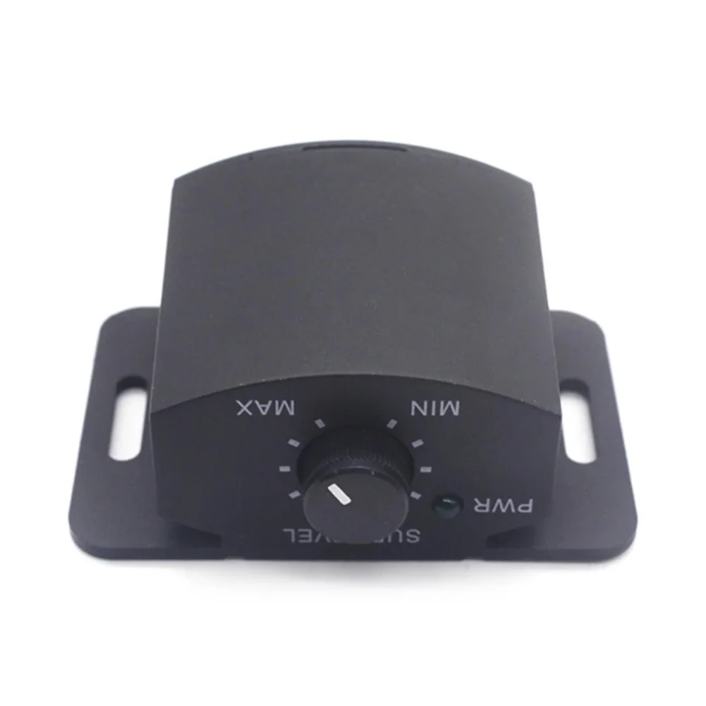 Audio Level Adjuster Car AMP Bass Remote High-Strength ABS Plastic Wear Resistant Material Anti-Aging Performance