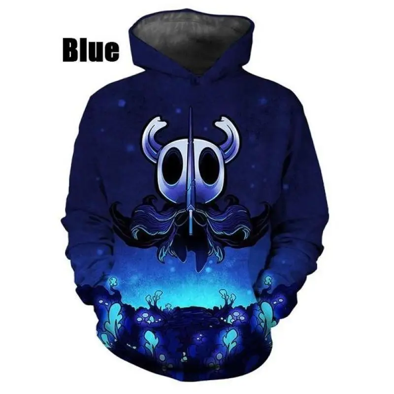 Hollow Knight Hoodie For Men Women Fashion 3D Casual Pullovers Sweatshirts Streetwear Long Sleeve Plus Size Mens Hoodies