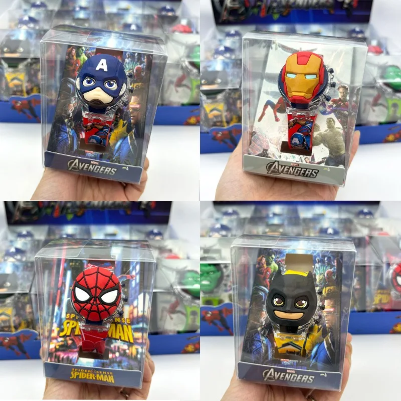 

Модные персонализированные детские электронные часы с изображением Человека-паука, детские часы с изображением Халка, изысканные модные часы с ремешком для школьников