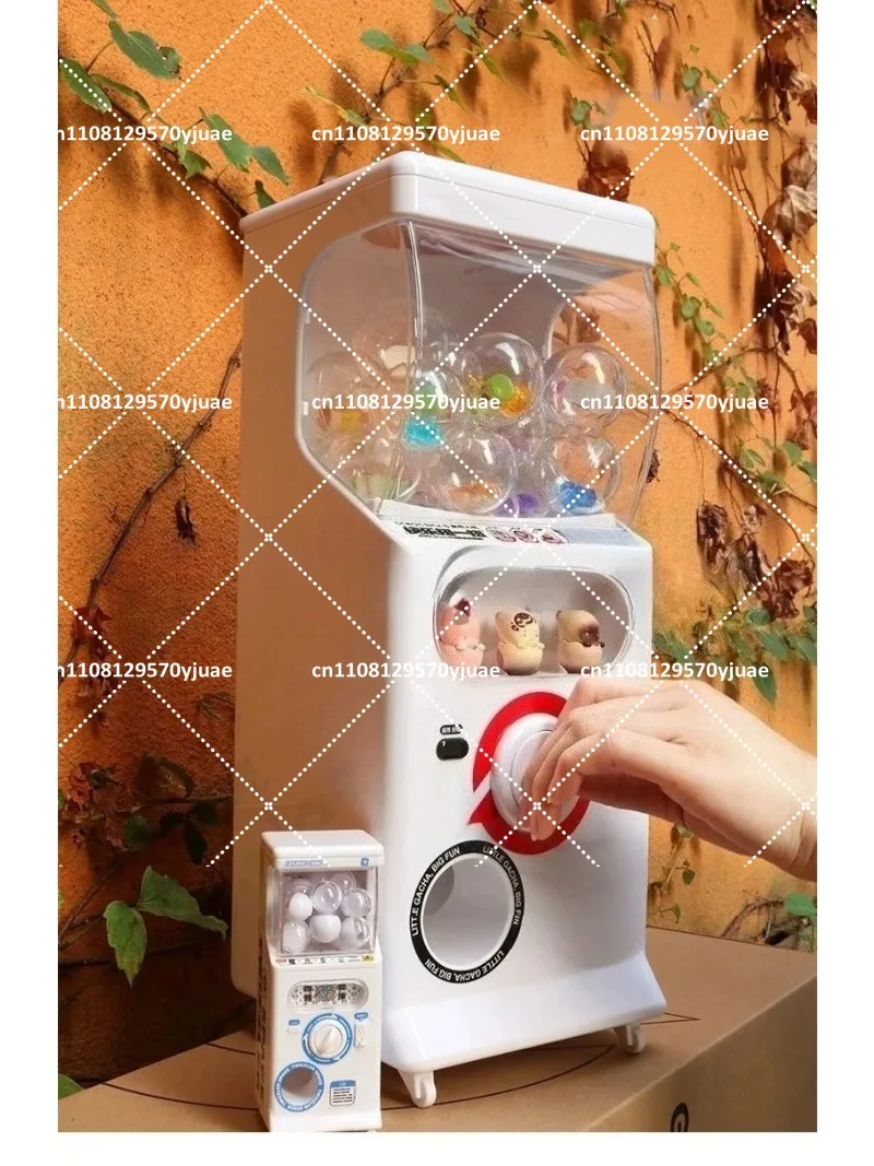 

Mini Gachapon Arcade Gum Capsule Toy Candy Machine Vending Machine Sliding Door Gachapon Machine