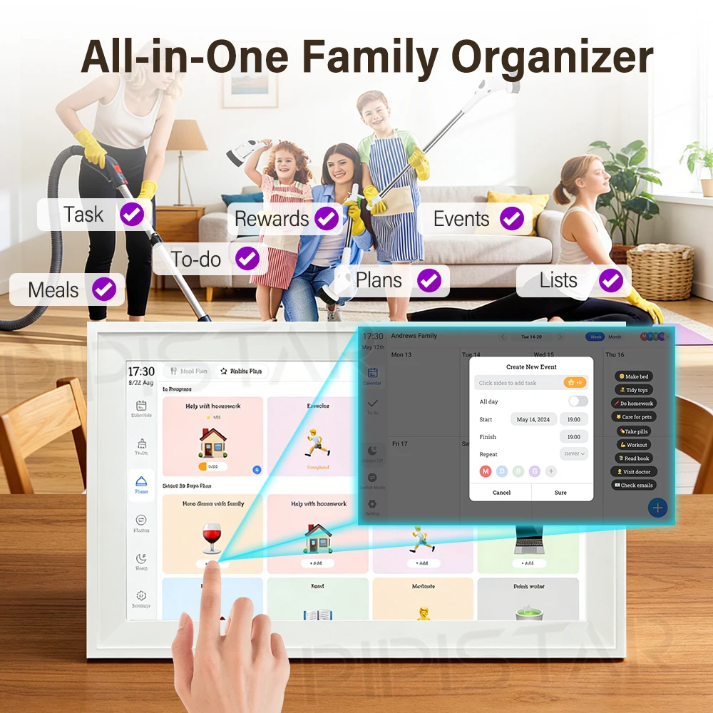 Digitaler Kalender 15,6-Zoll E – Baby Food List Bewertung und Preis