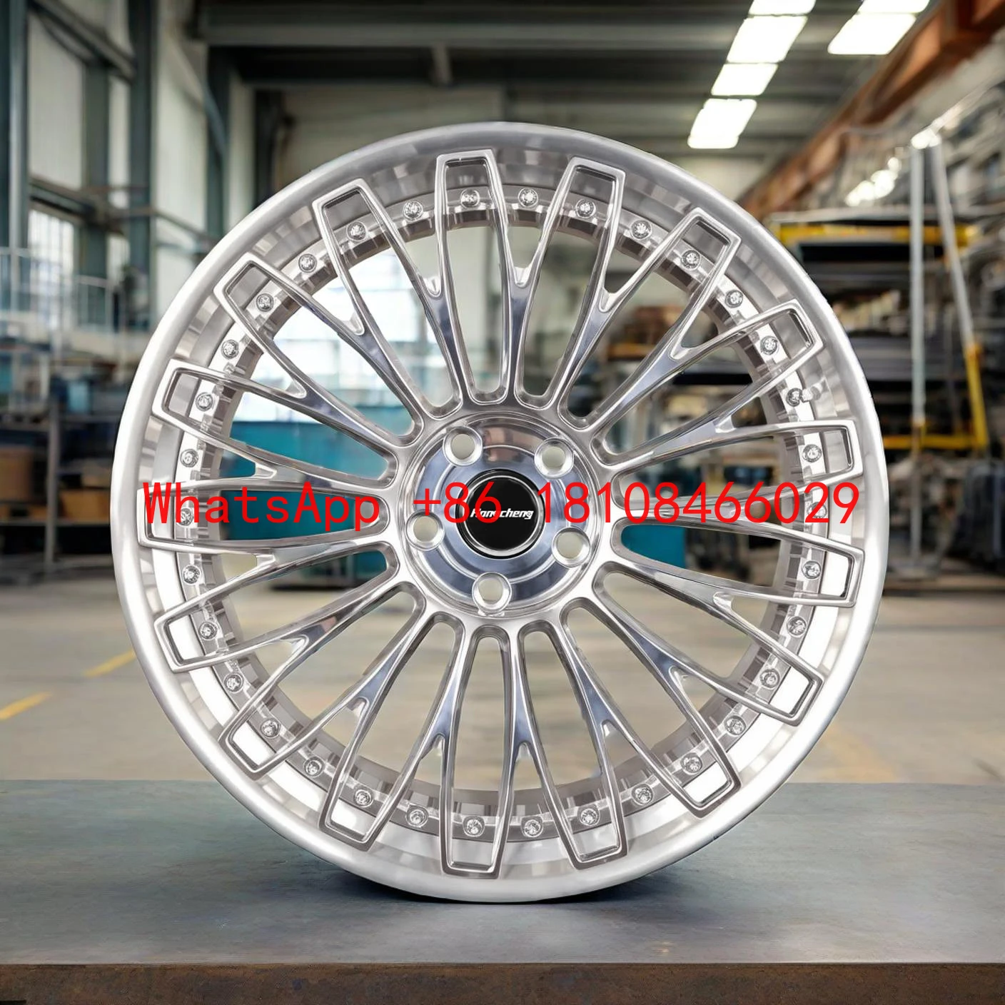

Forged Car Rims 3-Piece 5x112 5x114.3 5x120 Passenger Car Wheels 15-30 Inch Concave Chrome Wheels