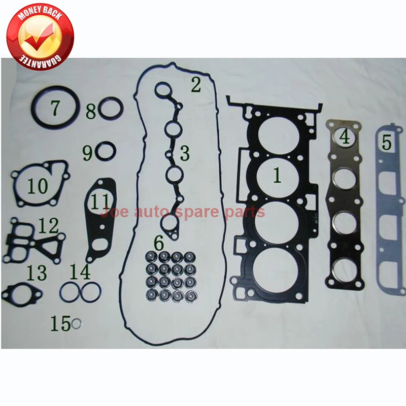 g4ka G4KD Engine Full gasket set kit for Hyundai SONATA VI ix35 KIA SOUL SPORTAGE 2.0L 2008- 20910-25A00 2091025A00 50313800