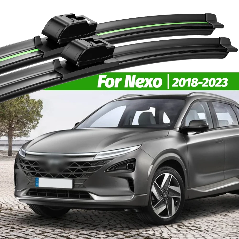 

For Hyundai Nexo 2018-2023 2pcs Front Windshield Wiper Blades 2019 2020 2021 2022 Windscreen Window Accessories