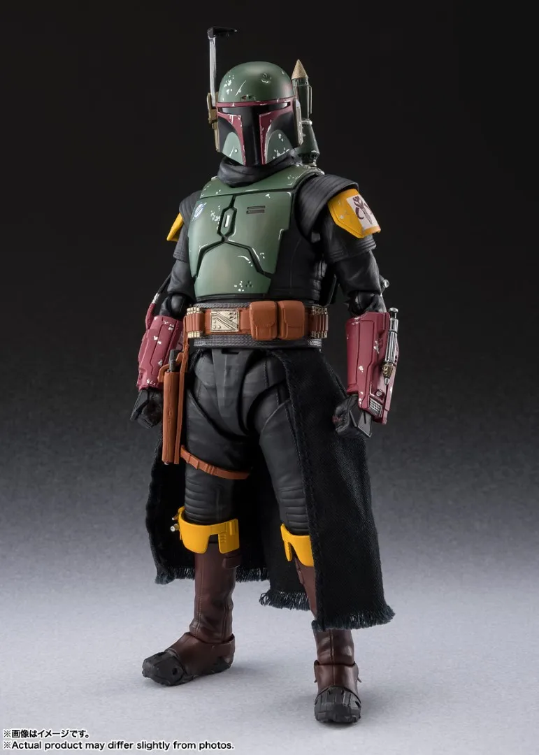 Original Genuine BANDAI S.H.Figuarts Boba Fett Classic Ver. STAR WARS: The Book of Boba Fett Anime Action Figure Model Toy