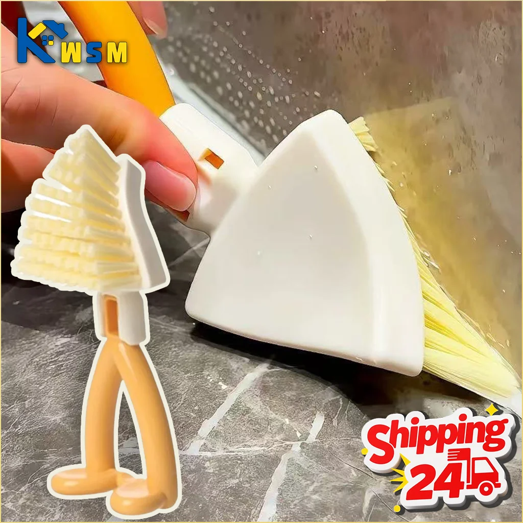 Cepillo de limpieza para fregaderos y ranuras, cepillo para lavar platos de cocina, estropajo para sartenes, herramienta de limpieza doméstica que no raya para ollas, sartenes y platos