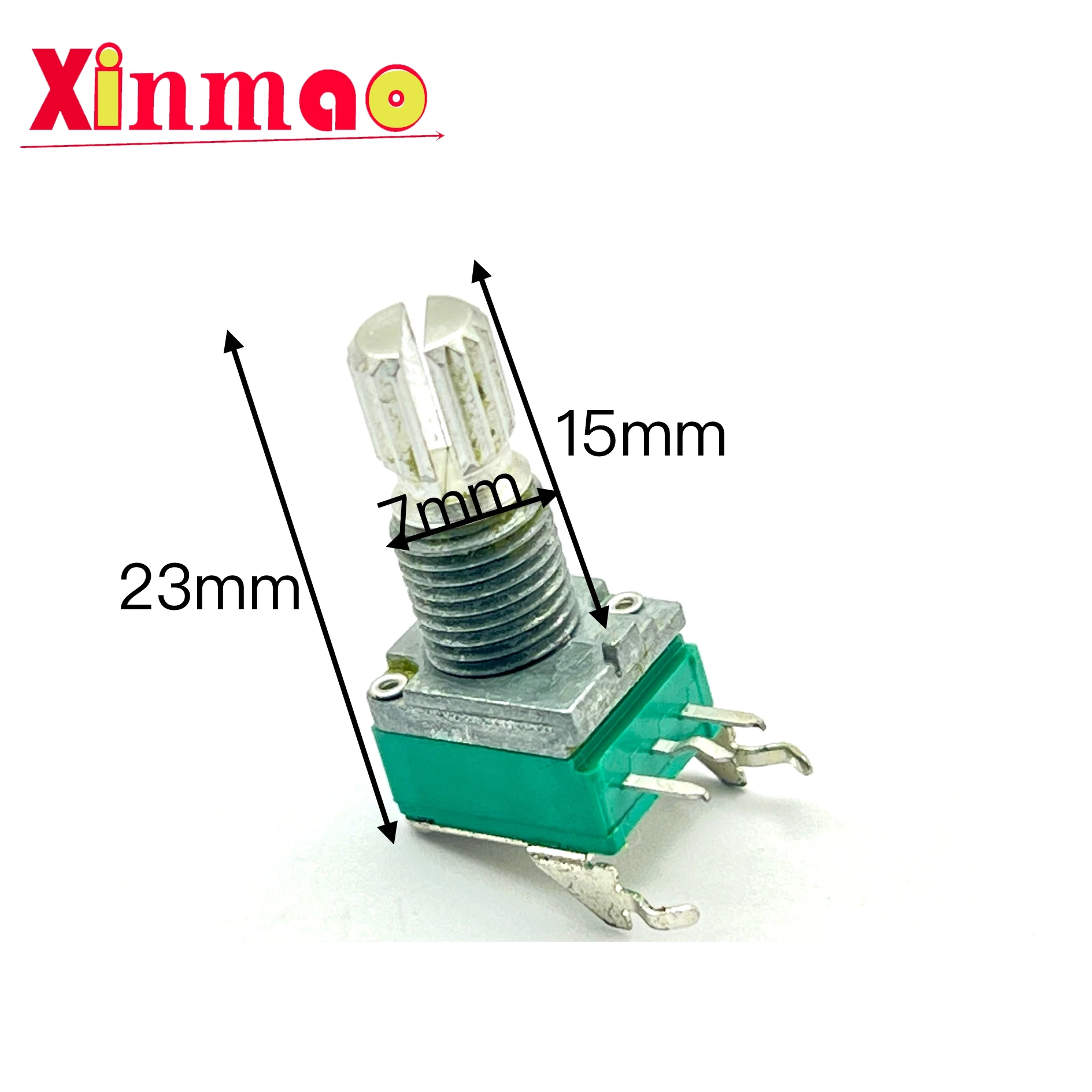 RK097 type single link bracket potentiometer B50K 40 step shaft length 15mm