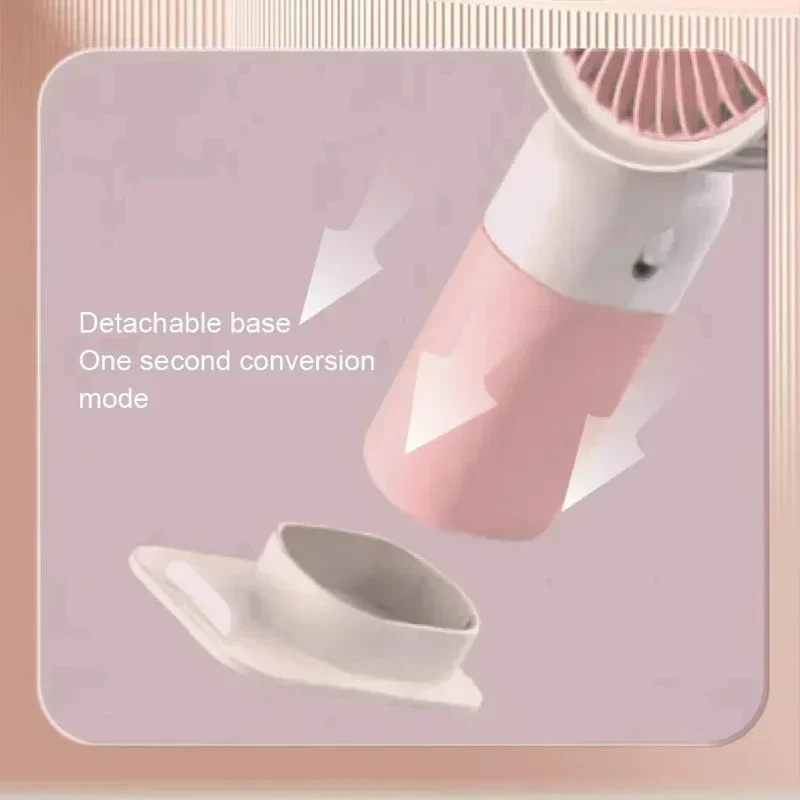 シンプルなデスクトップミニ USB 充電式小型ファン携帯電話ホルダー付き学生用小型扇風機寮手持ち扇風機